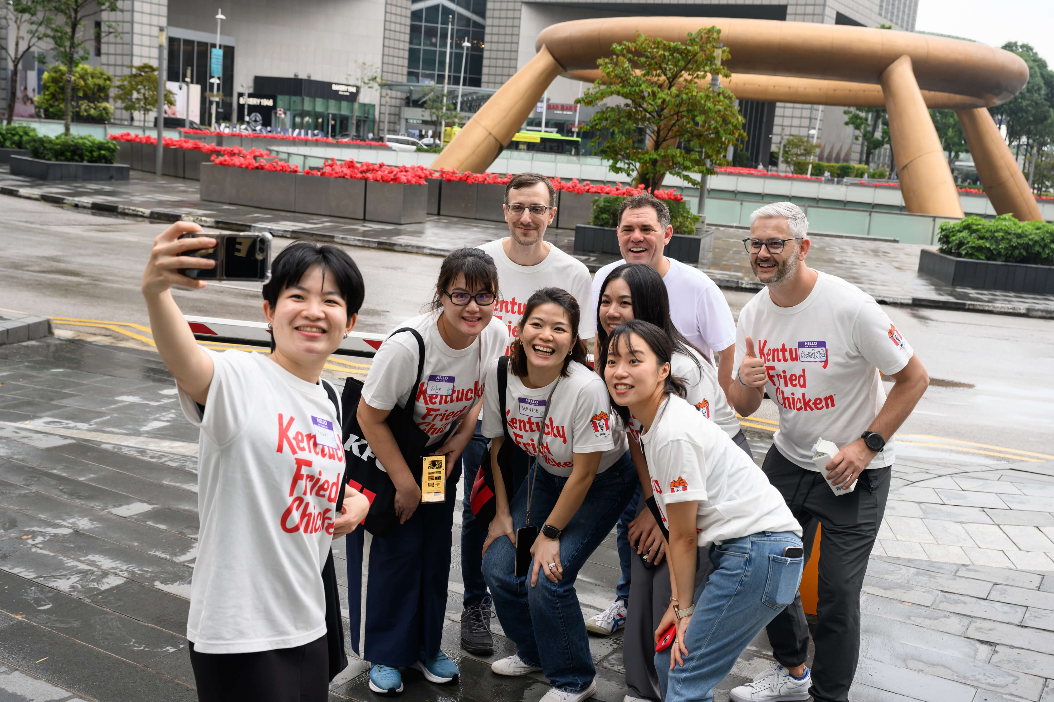 Get Out Events corporate team building Singapore - KFC group event