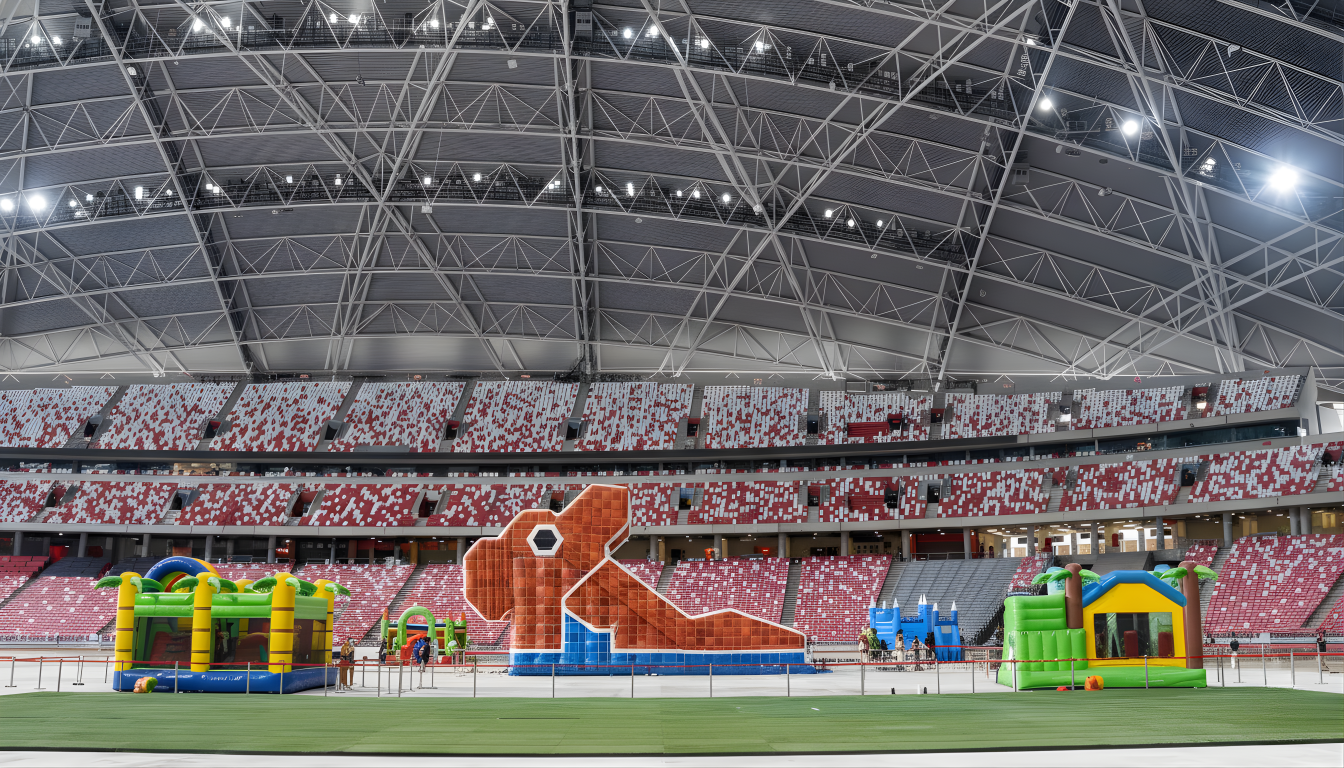 Airpark giant inflatable rental Singapore